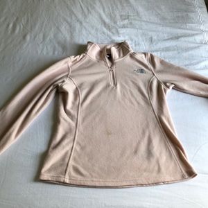 Pink north face fleece